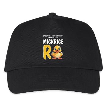 CETTE MAIGRE RENTE - Casquette de baseball Enfant - noir - Devant