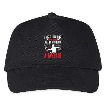 Javelin Throw In My Head I'm Throwing A Javelin - Kids’ Baseball Cap - black - Front