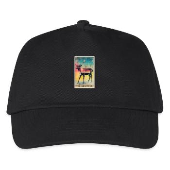 Rentiere Rentier - Kinder Basecap - Schwarz - Vorne