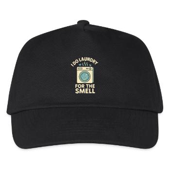 Linge propre - Amateurs de parfums Vêtements frais - Casquette de baseball Enfant - noir - Devant