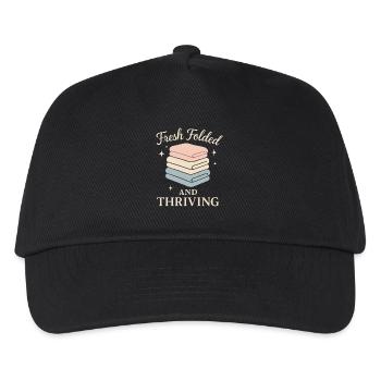 Linge propre - Amateurs de parfums Vêtements frais - Casquette de baseball Enfant - noir - Devant