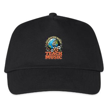 Music Teacher Change The World Classical Music - Kids’ Baseball Cap - black - Front