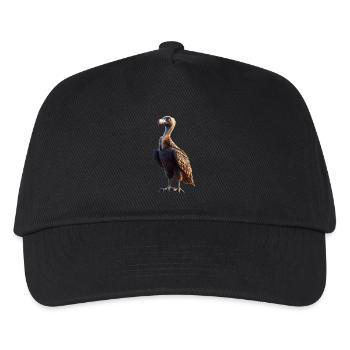 Vulture Bird of Prey Vulture Vulture Cute Vulture - Kids’ Baseball Cap - black - Front