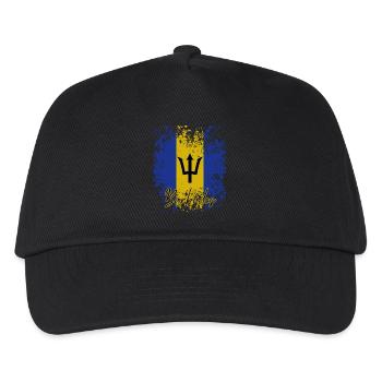 Flag of Barbados, Barbadian pride - Kids’ Baseball Cap - black - Front