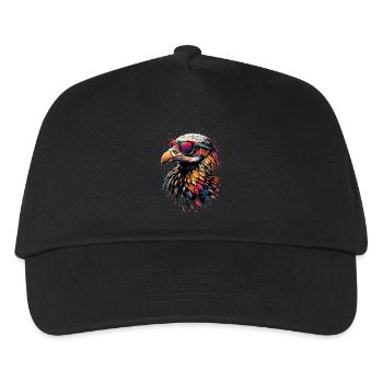 Vulture Bird of Prey Vulture Vulture Cute Vulture - Kids’ Baseball Cap - black - Front