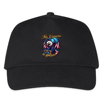 No Crowns Just Presidents Eagle No King - Kids’ Baseball Cap - black - Front