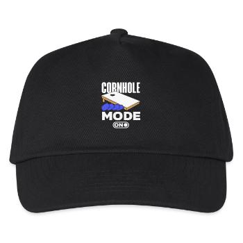 Cornhole Player Mode On Switch - Kids’ Baseball Cap - black - Front