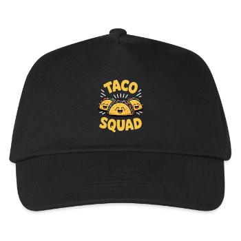 Taco Squad – Fun Fiesta Crew - Kids’ Baseball Cap - black - Front
