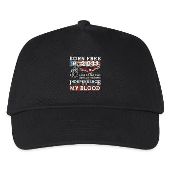 Né libre en 2011 - 14 ans de fierté américaine - Casquette de baseball Enfant - noir - Devant