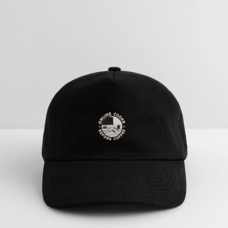 Online Coder Before Coffee Developer Coffee Lover Kinder Basecap