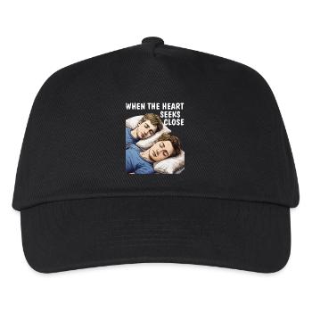 WHEN THE HEART SEEKS CLOSE - Kids’ Baseball Cap - black - Front