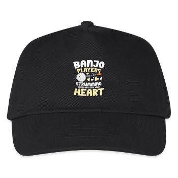 Banjo Player : une musique qui va conquérir votre cœur - Casquette de baseball Enfant - noir - Devant