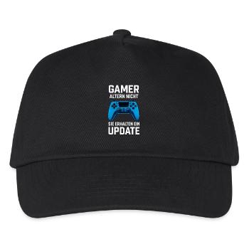 Gamers don't age - Kids’ Baseball Cap - black - Front