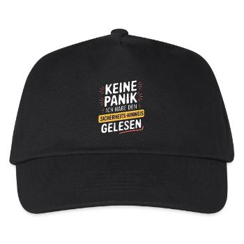 SÉCURITÉ - Casquette de baseball Enfant - noir - Devant
