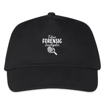 Forensic Investigator Pathologist Funny Forensics - Kids’ Baseball Cap - black - Front