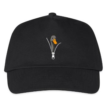 Runner Duck Zipper Runner Duck Accessoires - Casquette de baseball Enfant - noir - Devant