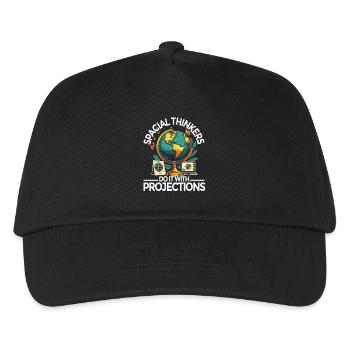 Geographic Information Systems Special Thinkers - Kids’ Baseball Cap - black - Front