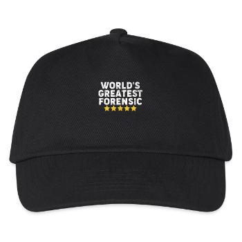 Worlds Greatest Forensic Funny Forensic Scientist - Kids’ Baseball Cap - black - Front