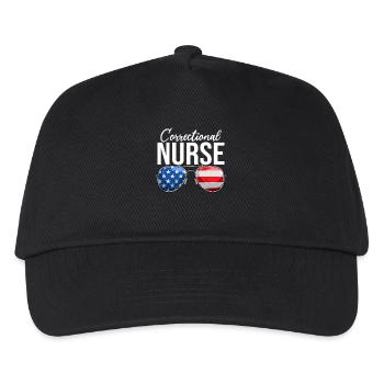 Correctional Nurse USA Sunglasses Funny Medical - Kids’ Baseball Cap - black - Front