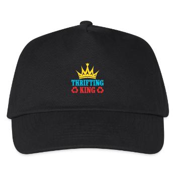 Thrift Shopper Thrifting King Thrift Store - Kids’ Baseball Cap - black - Front
