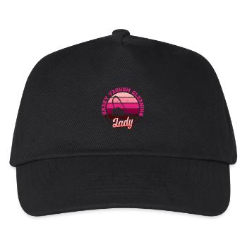 Aspirateur ménage Crazy Aspirateur Dame - Casquette de baseball Enfant - noir - Devant