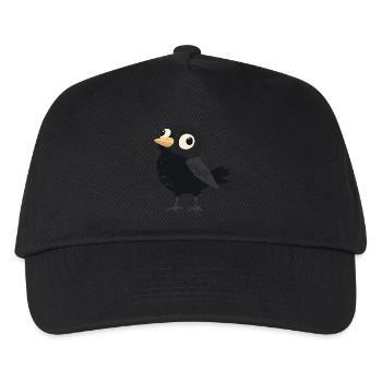 little stupid bird - Kids’ Baseball Cap - black - Front