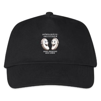 HEARING AID ACOUSTICIAN - Kids’ Baseball Cap - black - Front