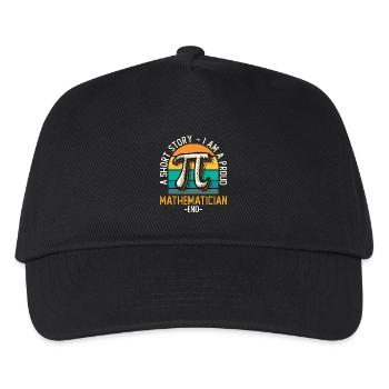 Mathématicien Une petite histoire Je suis statisticien - Casquette de baseball Enfant - noir - Devant