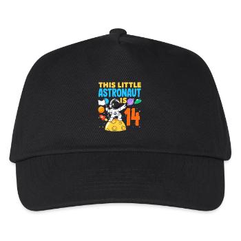 Ce petit astronaute aura 14 ans - Casquette de baseball Enfant - noir - Devant