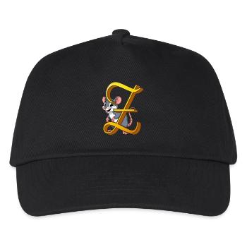 BUCHSTABE Z - Kinder Basecap - Schwarz - Vorne