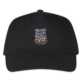 Mental Health matters - Kids’ Baseball Cap - black - Front