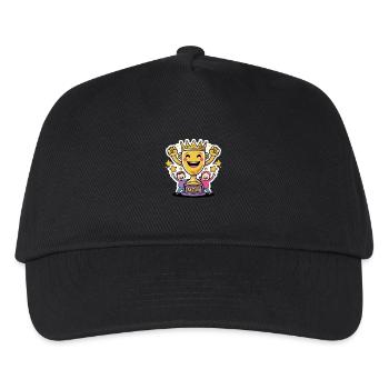 Best Mom Trophy – Sweet Mother's Day Motif - Kids’ Baseball Cap - black - Front