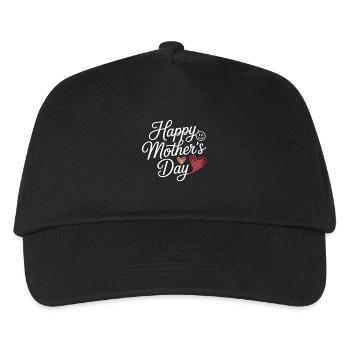 Mother's Day with love - Kids’ Baseball Cap - black - Front