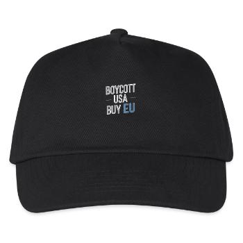 Pro-Europe Boycott USA Buy EU - Kids’ Baseball Cap - black - Front