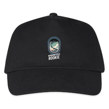 Zum Ersten Mal Fliegen Travel Memory Sky - Kinder Basecap - Schwarz - Vorne