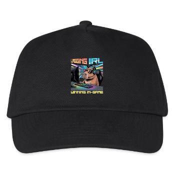 Capybara PC Gamer Gaming - Casquette de baseball Enfant - noir - Devant