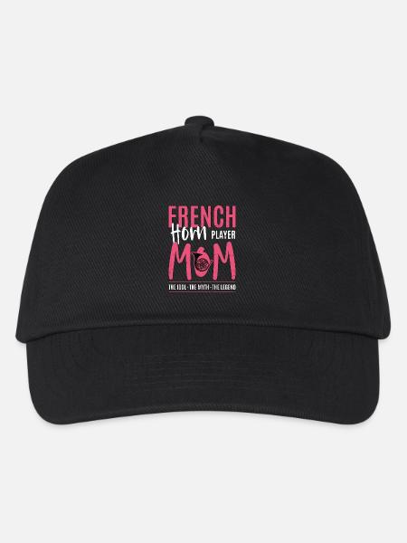 French Horn Player Mom The Idol The Horn Player - Kinder Basecap - Schwarz