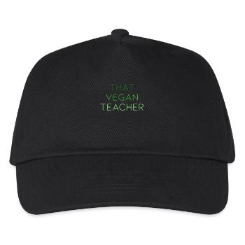 That Vegan Teacher - Kinder Basecap - Schwarz - Vorne