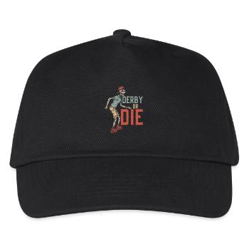 Derby Or Die Roller Derby Skating - Kinder Basecap - Schwarz - Vorne