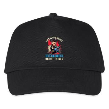 I'm Tattoo Artist Doing Tattooing Tattoo Studio - Kinder Basecap - Schwarz - Vorne