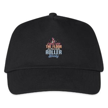 Je ne suis pas tombé au sol Roller Derby Skating - Casquette de baseball Enfant - noir - Devant