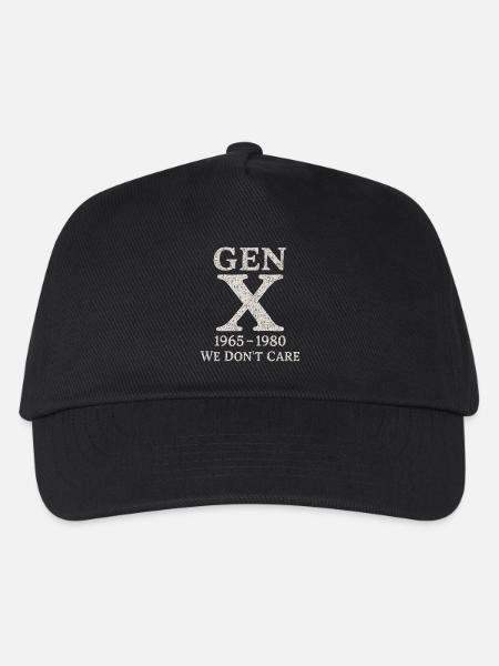 Generation X - We don't care - Kids’ Baseball Cap - black