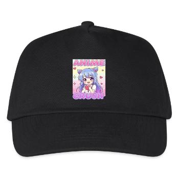 ANIME CRUSH ❤️ Kawaii Otaku Fan - Kids’ Baseball Cap - black - Front
