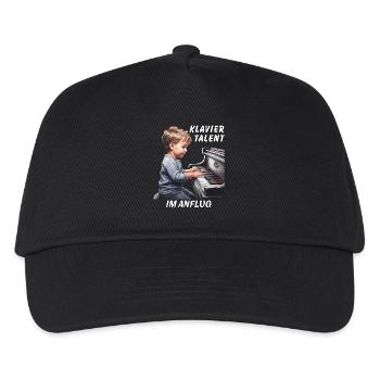 PIANO TALENT ON THE WAY - Kids’ Baseball Cap - black - Front