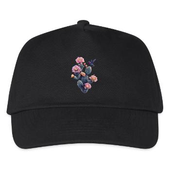 Kaktus - Kinder Basecap - Schwarz - Vorne