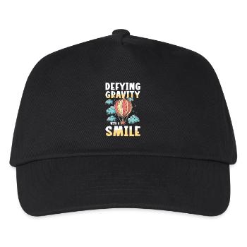 Weightlessness with a smile: more colorful - Kids’ Baseball Cap - black - Front