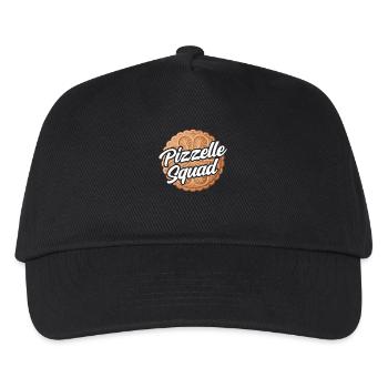 Gaufre Pizzelle - Gaufres italiennes - Casquette de baseball Enfant - noir - Devant