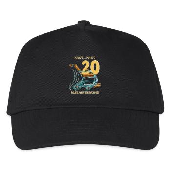 BIRTHDAY FAST...FAST 20 ALREADY REACHED - Kinder Basecap - Schwarz - Vorne
