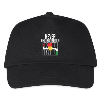Kurdistan Kurd Kurds Never Underestimate A Kurd - Kids’ Baseball Cap - black - Front