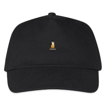 Peanguin Pun – Penguin with Peanut Body - Kids’ Baseball Cap - black - Front
